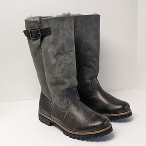 Blackstone Winter Boots, Grey Suede, Women's 10 M (EU 40)